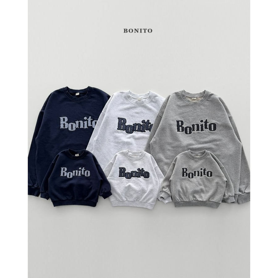 Bonito 上衣 보니토 보니토웨이브맨투맨-細節圖2