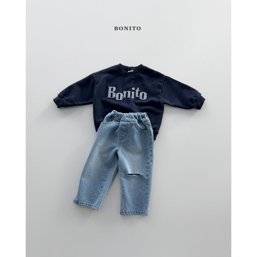 Bonito 上衣 보니토 보니토웨이브맨투맨-細節圖5