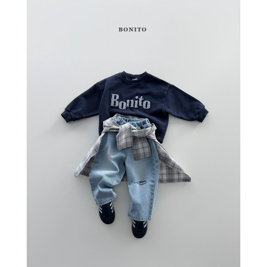 Bonito 上衣 보니토 보니토웨이브맨투맨-細節圖6