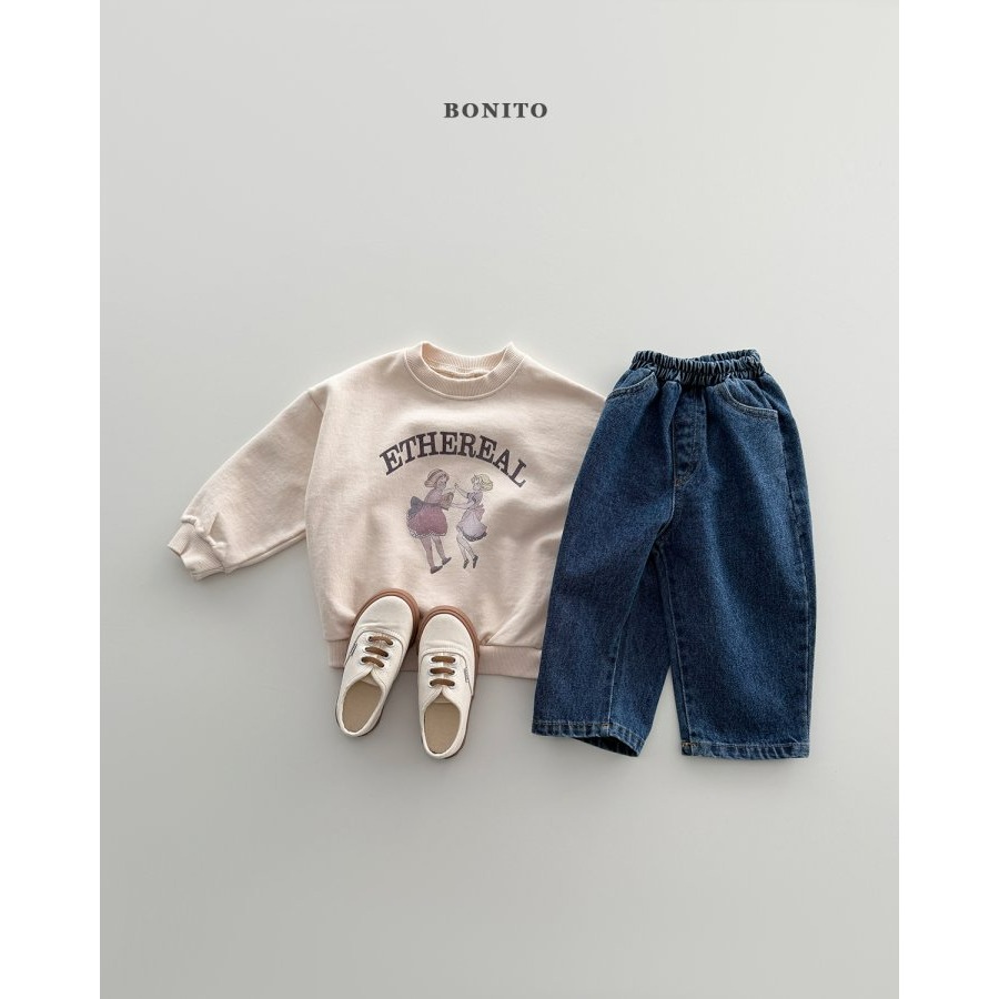 Bonito 上衣 보니토 소녀맨투맨-細節圖11