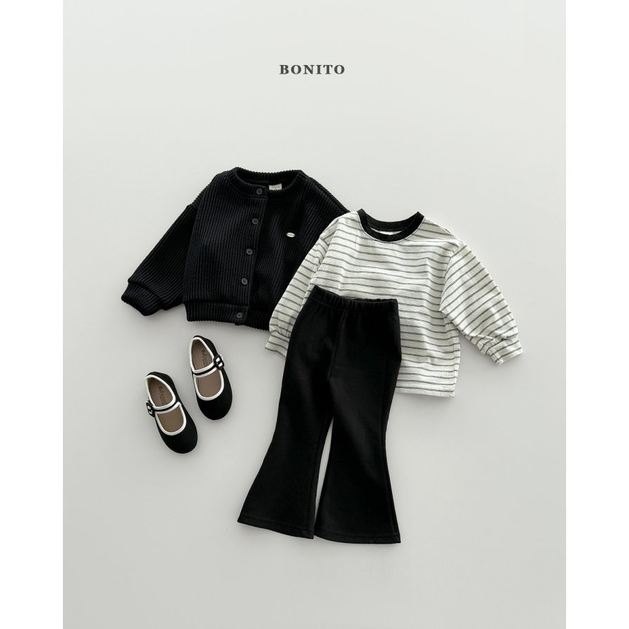 Bonito 上衣 보니토 시보리배색ST티-細節圖3