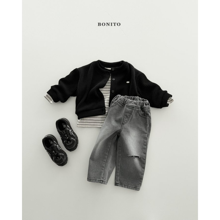 Bonito 上衣 보니토 시보리배색ST티-細節圖4