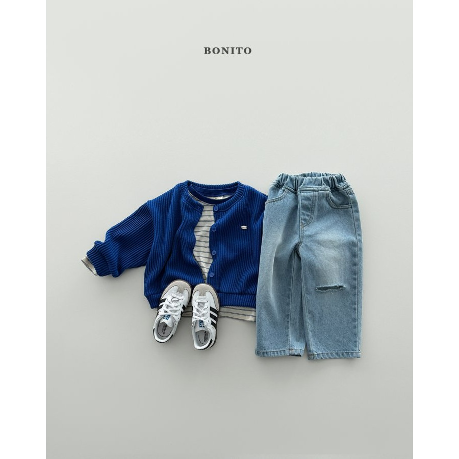 Bonito 上衣 보니토 시보리배색ST티-細節圖6