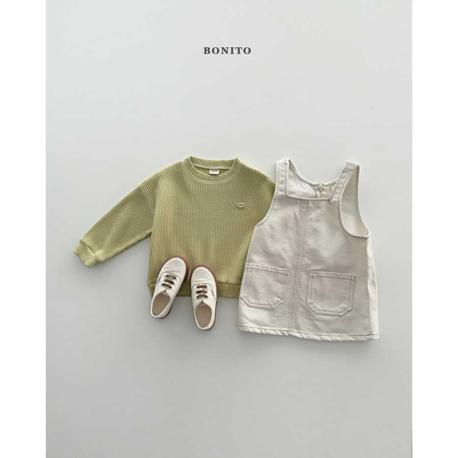 Bonito 上衣 보니토 와플가이맨투맨-細節圖3