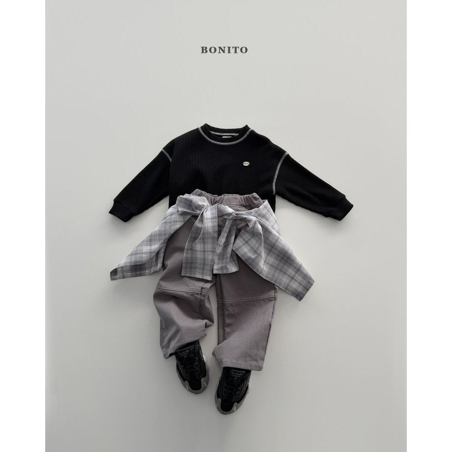 Bonito 上衣 보니토 와플가이맨투맨-細節圖10