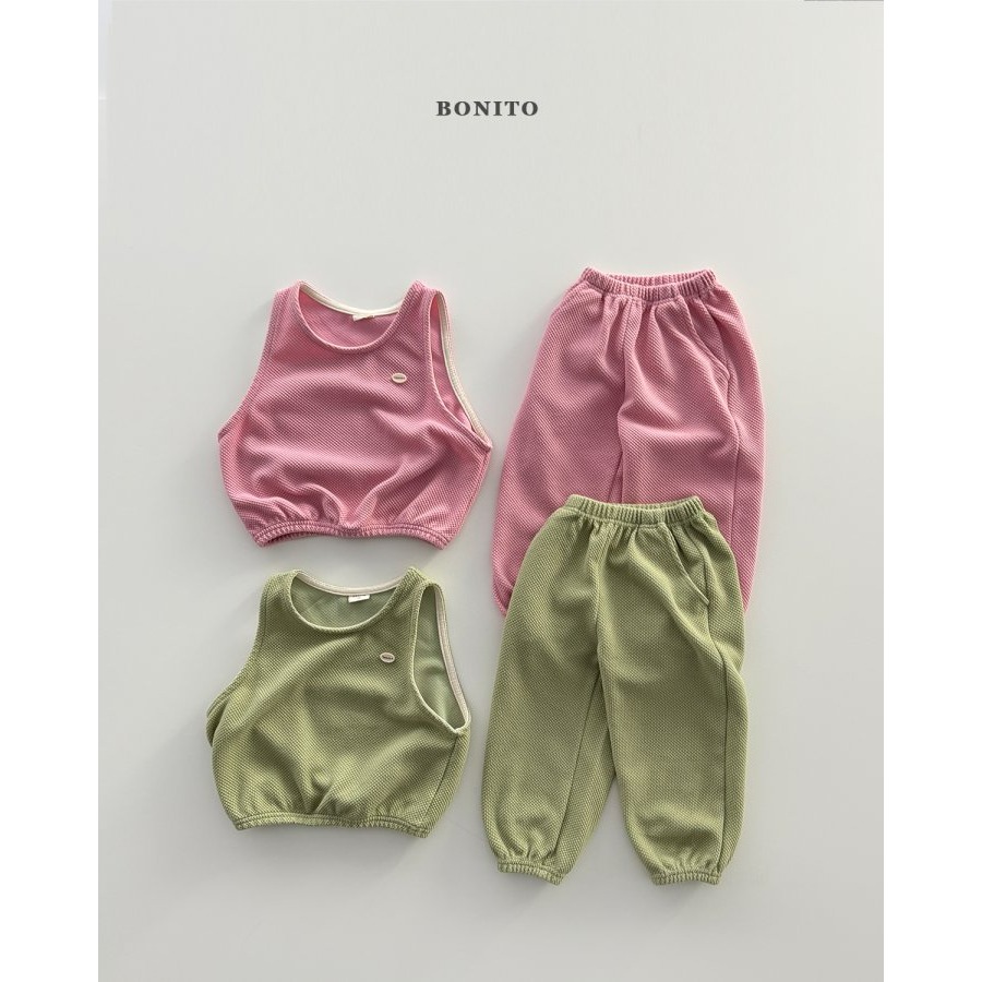 Bonito 套裝 背心+褲子 보니토 조끼상하세트-細節圖2
