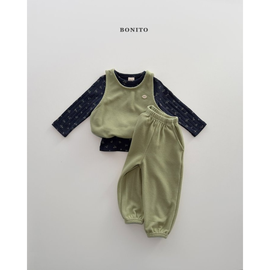Bonito 套裝 背心+褲子 보니토 조끼상하세트-細節圖8