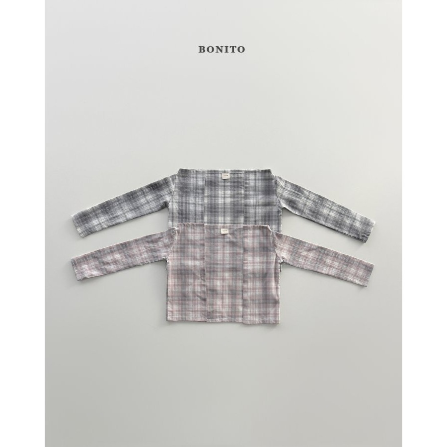Bonito 圍巾 보니토 체크숄-細節圖3