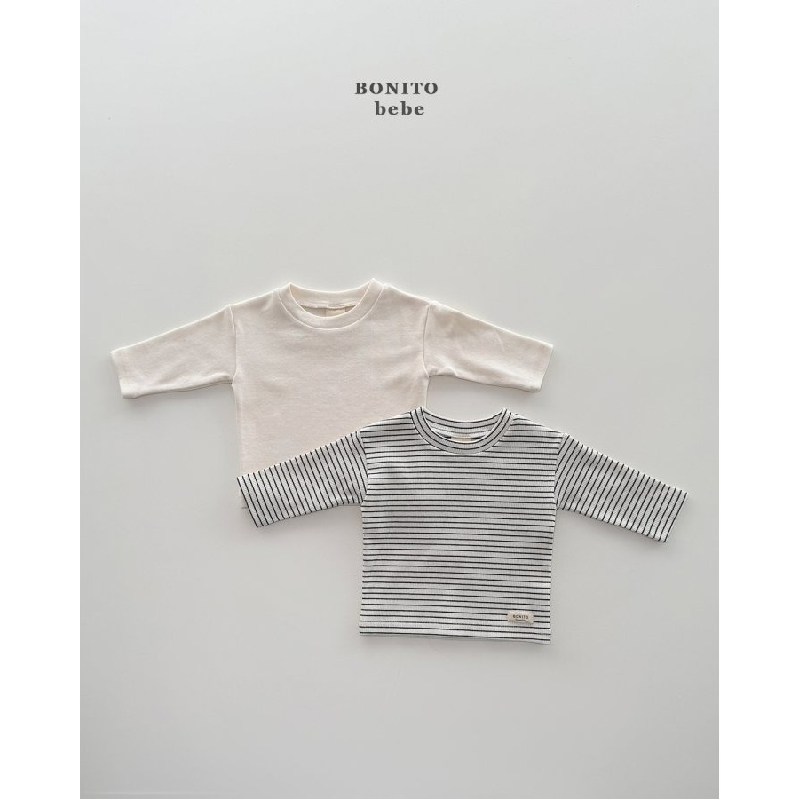 Bonito 上衣 보니토 (기획)베이비1+1티셔츠 (Baby)-細節圖3