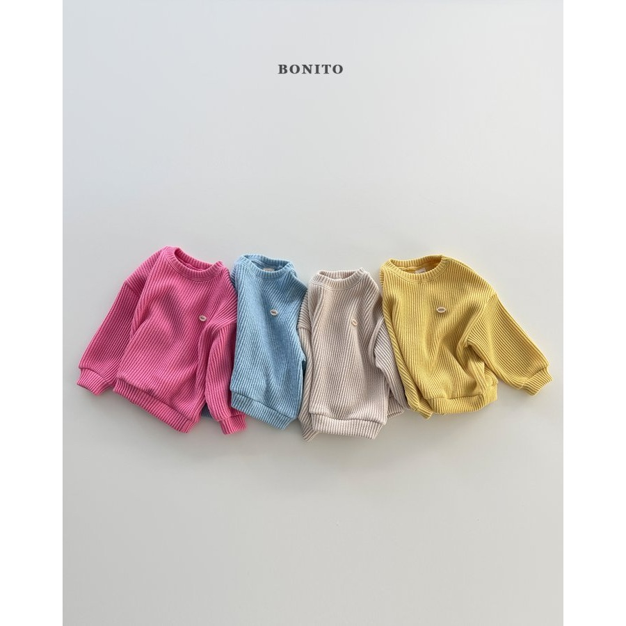 Bonito 上衣 보니토 (기획)팝니트맨투맨-細節圖2