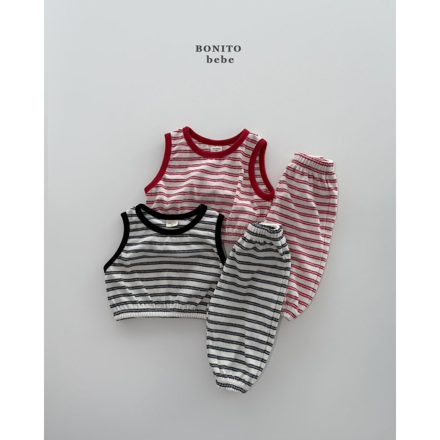 Bonito 套裝 背心+褲子 보니토 (베이비)ST테리조끼상하셋 (Baby)-細節圖3