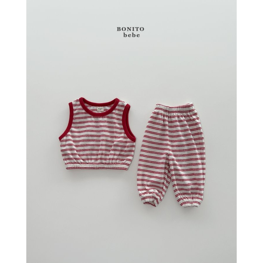 Bonito 套裝 背心+褲子 보니토 (베이비)ST테리조끼상하셋 (Baby)-細節圖4
