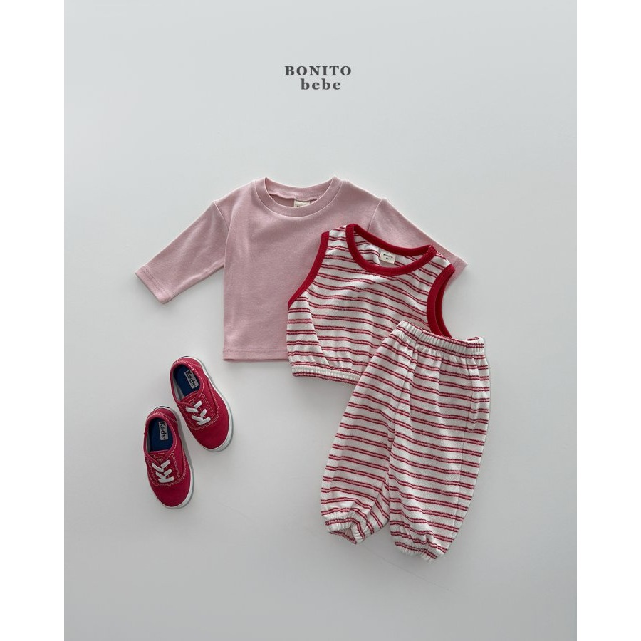 Bonito 套裝 背心+褲子 보니토 (베이비)ST테리조끼상하셋 (Baby)-細節圖6