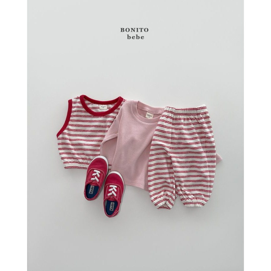 Bonito 套裝 背心+褲子 보니토 (베이비)ST테리조끼상하셋 (Baby)-細節圖7