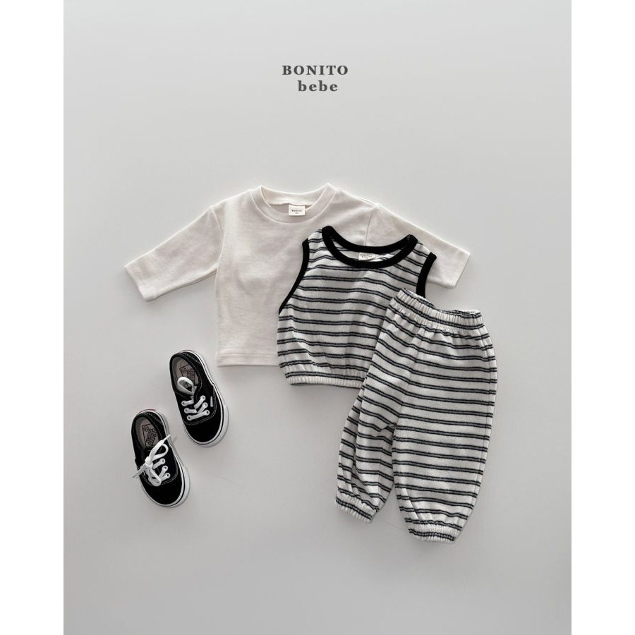 Bonito 套裝 背心+褲子 보니토 (베이비)ST테리조끼상하셋 (Baby)-細節圖9