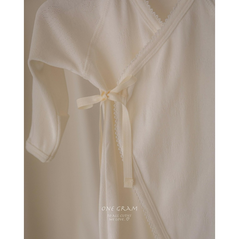 1gram 包屁衣 일그램 스마일배넷가운-細節圖3