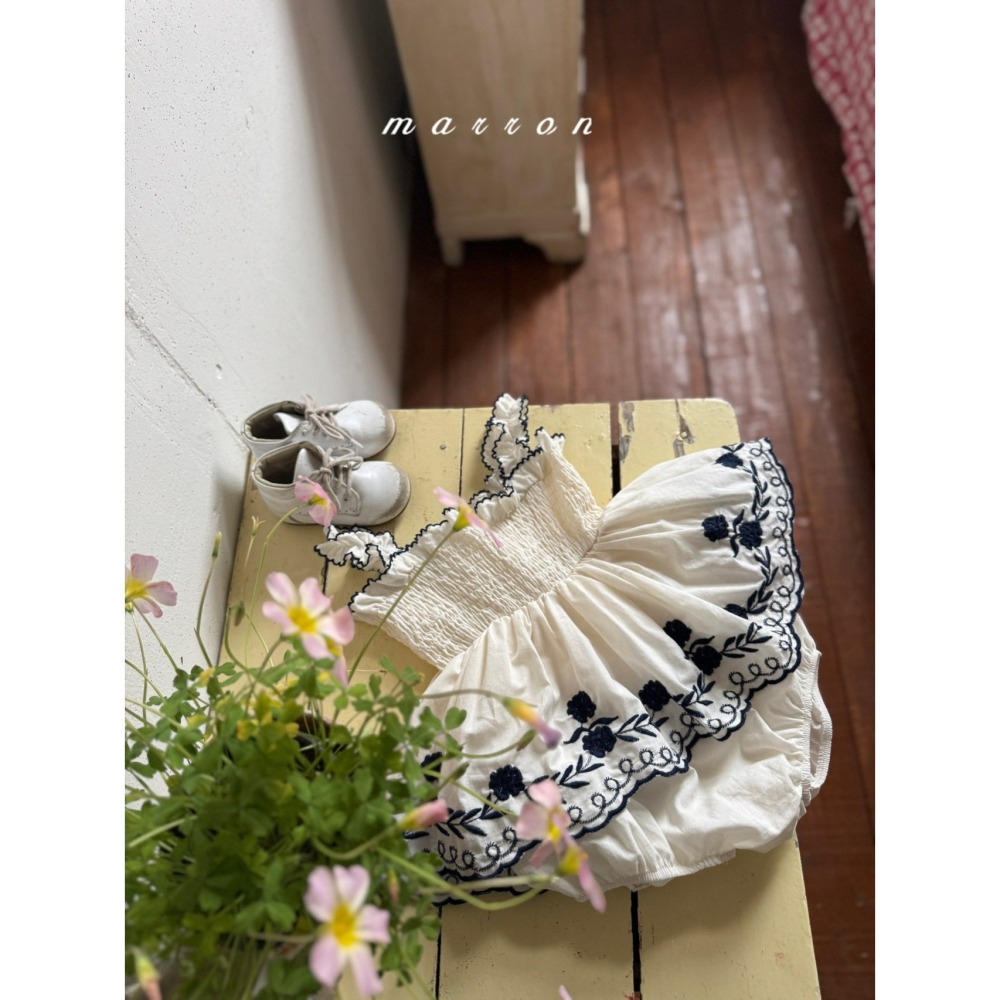 Marron 包屁衣 마론 블루로즈슈트-細節圖2