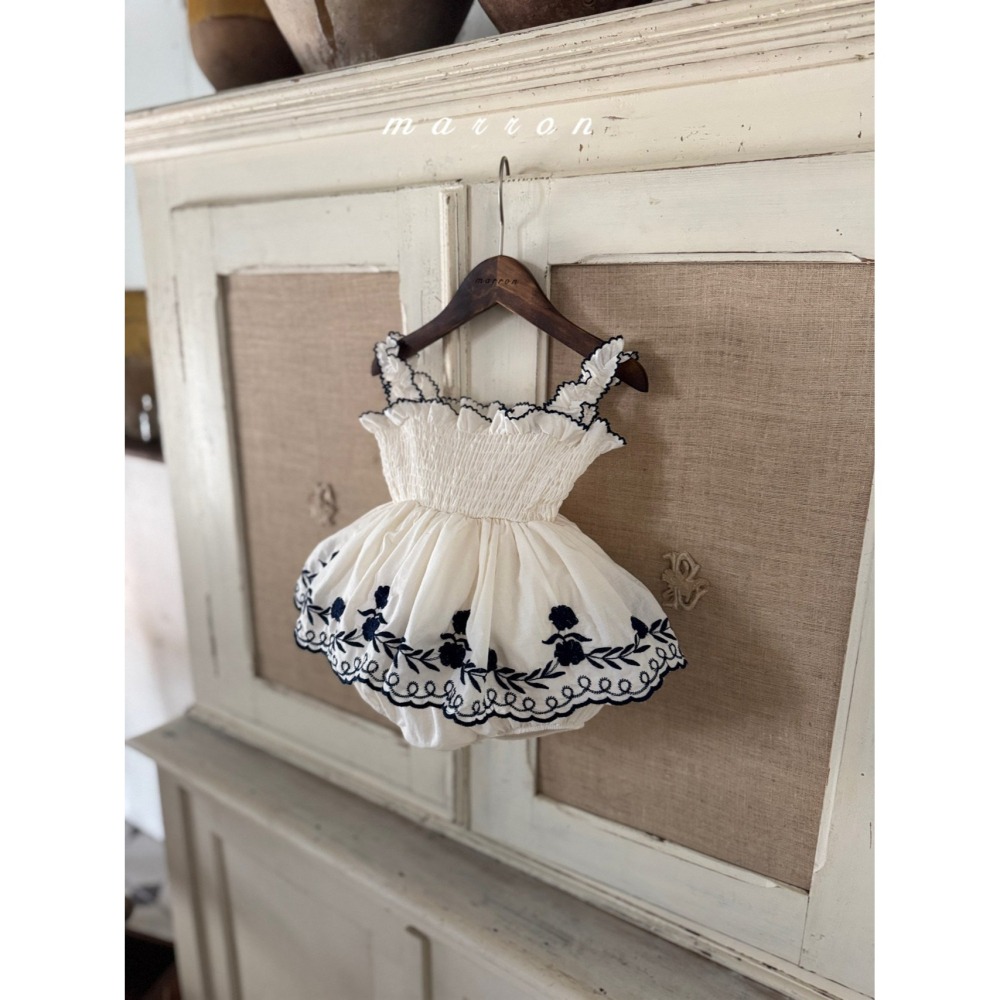 Marron 包屁衣 마론 블루로즈슈트-細節圖8