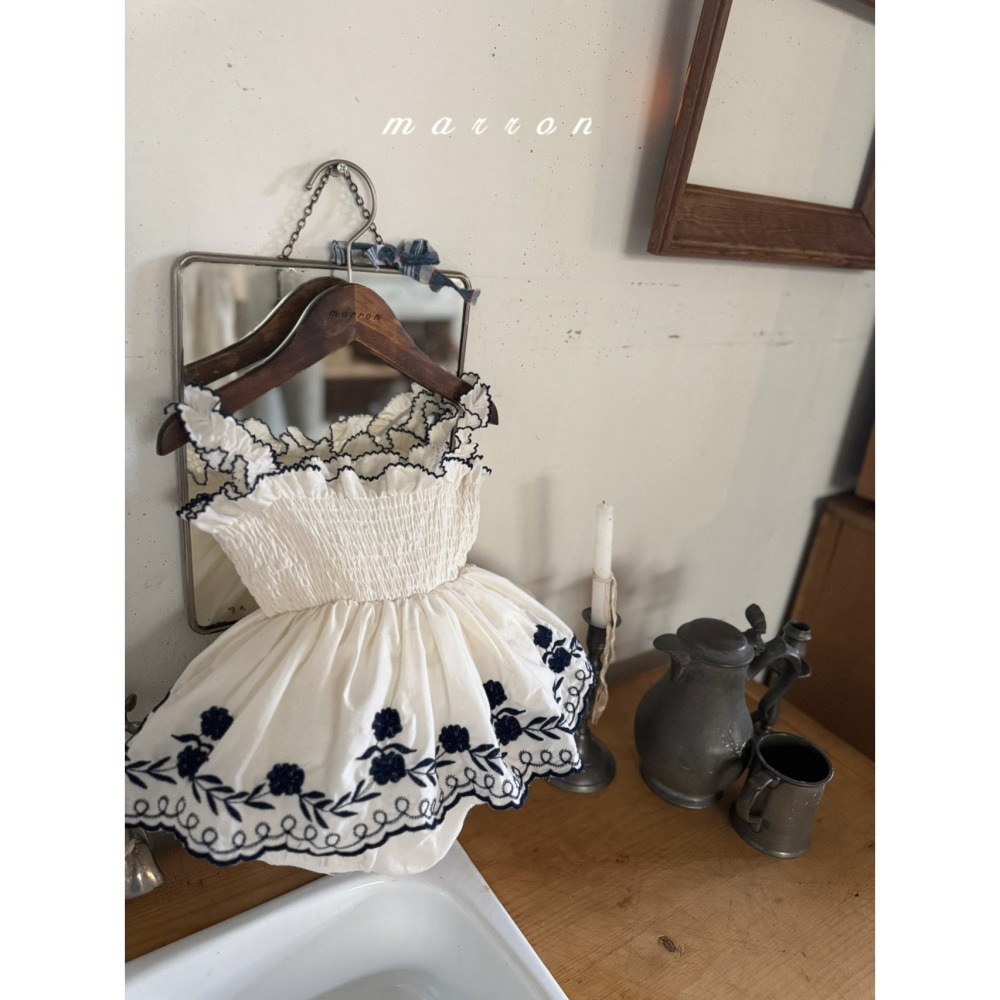 Marron 包屁衣 마론 블루로즈슈트-細節圖9