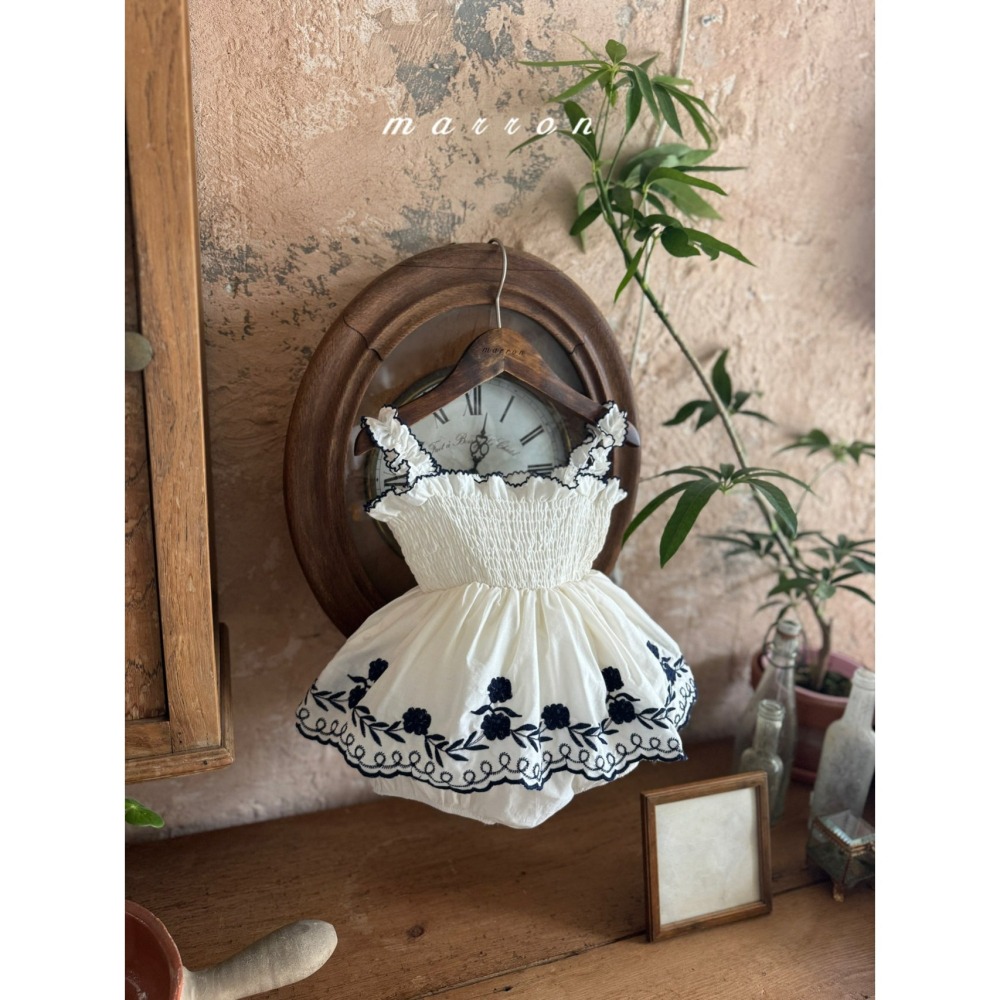 Marron 包屁衣 마론 블루로즈슈트-細節圖10