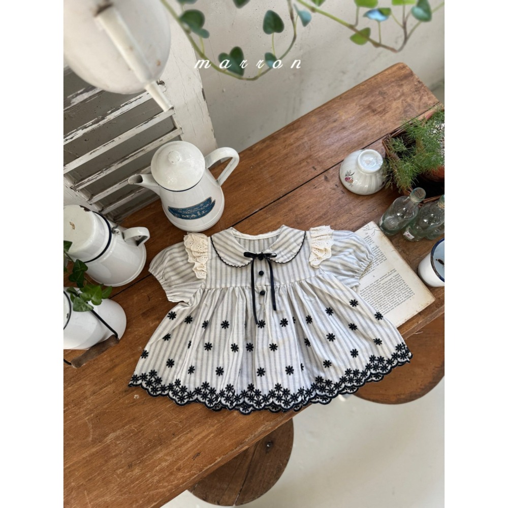 Marron 上衣 마론 클라라블라우스-細節圖4