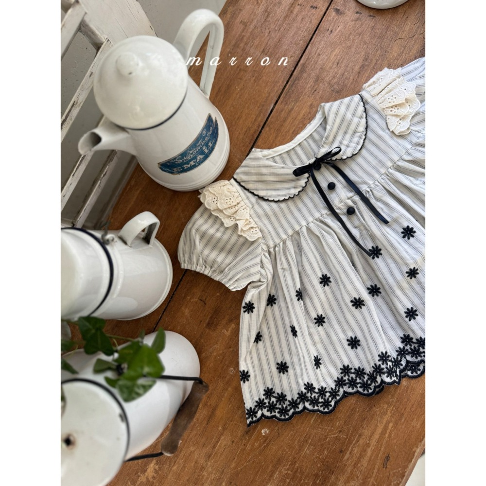 Marron 上衣 마론 클라라블라우스-細節圖5