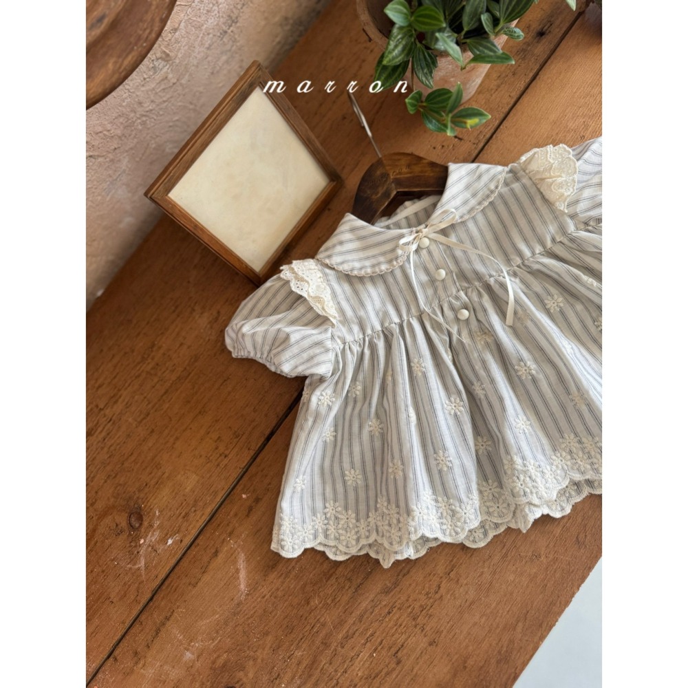 Marron 上衣 마론 클라라블라우스-細節圖6