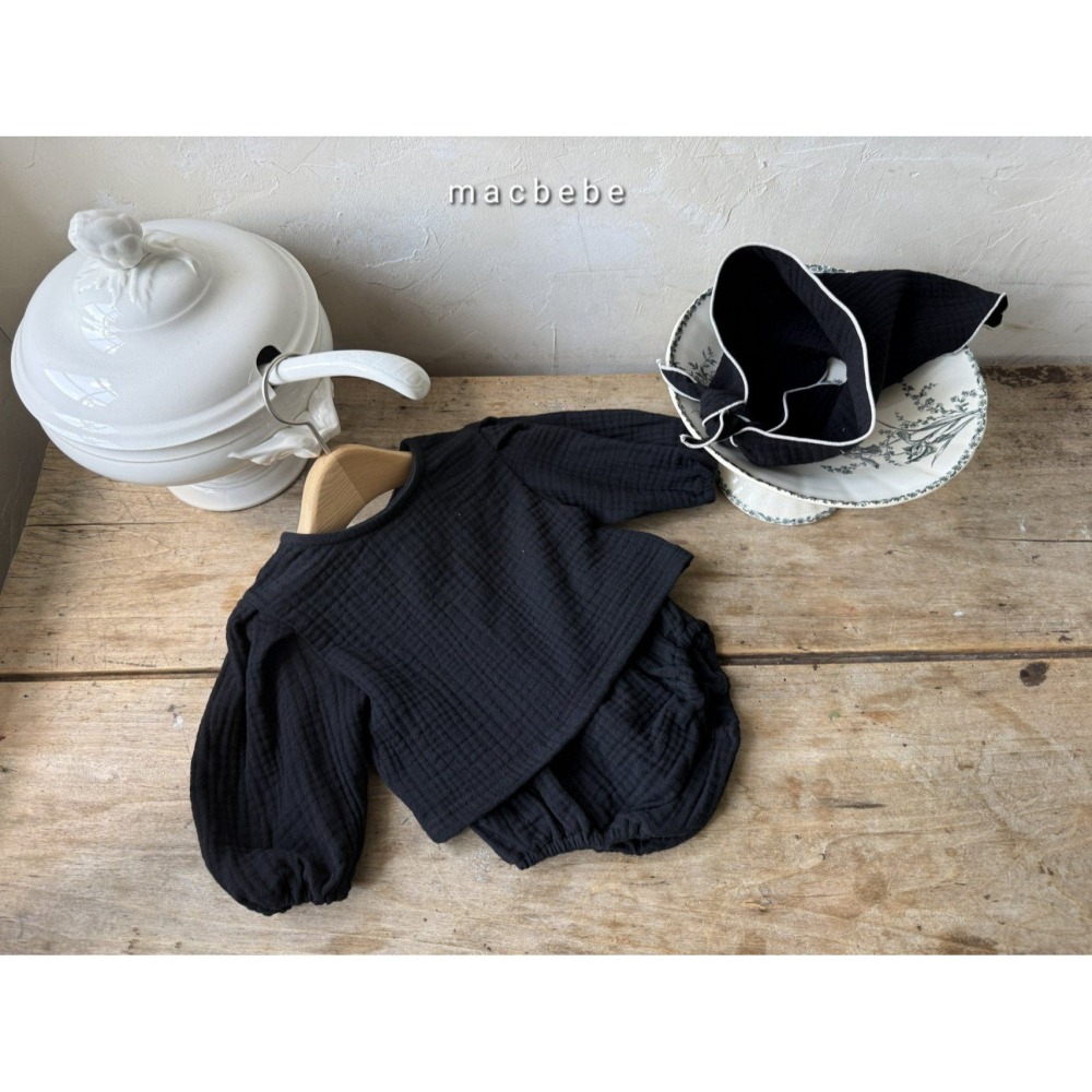 Macbebe 套裝 上衣+屁屁褲 맥베베 요루상하셋트-細節圖6