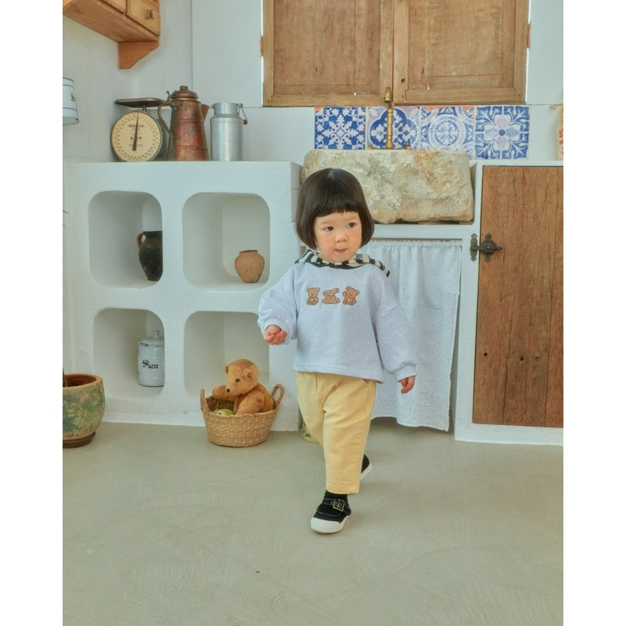 Oottbebe 上衣 오뜨베베 곰세마리후드맨투맨-細節圖4