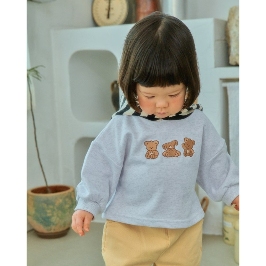 Oottbebe 上衣 오뜨베베 곰세마리후드맨투맨-細節圖7