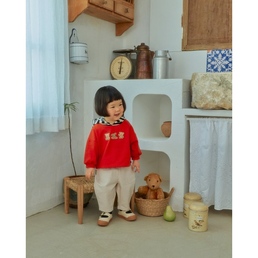 Oottbebe 上衣 오뜨베베 곰세마리후드맨투맨-細節圖8