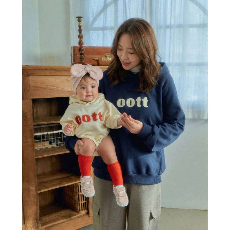 Oottbebe 親子裝 上衣 오뜨베베 댄디부클후드맨투맨성인-細節圖4