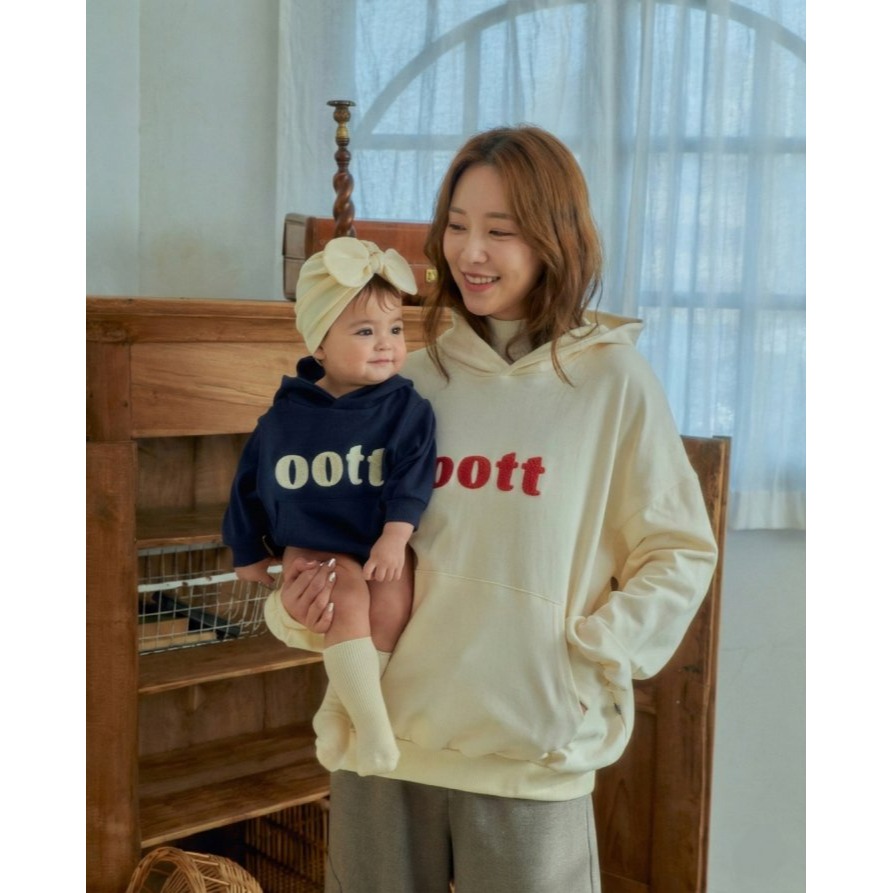 Oottbebe 親子裝 上衣 오뜨베베 댄디부클후드맨투맨성인-細節圖5