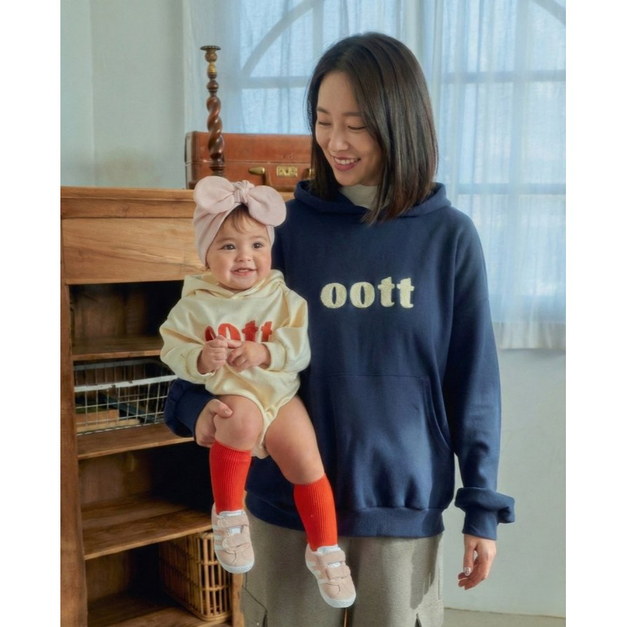 Oottbebe 親子裝 上衣 오뜨베베 댄디부클후드맨투맨성인-細節圖8
