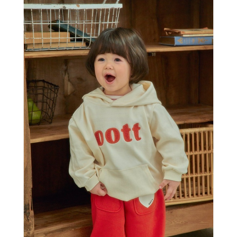 Oottbebe 上衣 오뜨베베 댄디부클후드맨투맨키즈-細節圖4