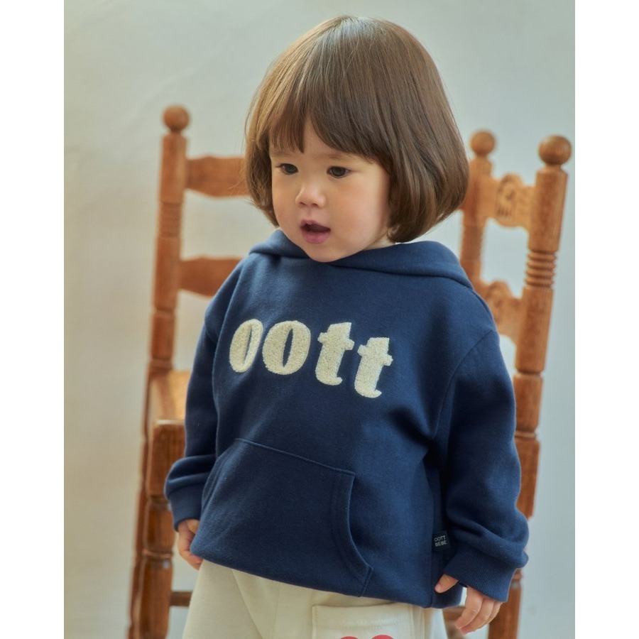 Oottbebe 上衣 오뜨베베 댄디부클후드맨투맨키즈-細節圖5