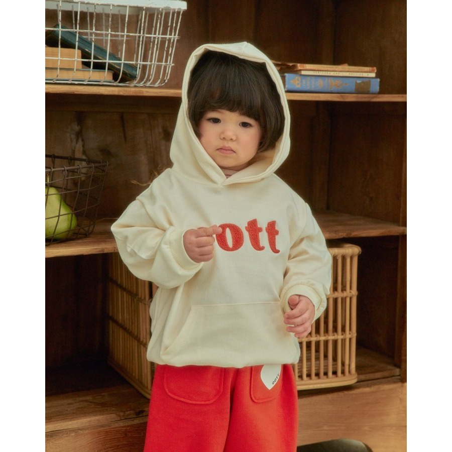 Oottbebe 上衣 오뜨베베 댄디부클후드맨투맨키즈-細節圖6