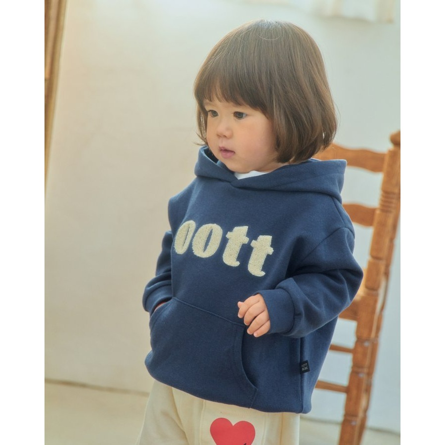 Oottbebe 上衣 오뜨베베 댄디부클후드맨투맨키즈-細節圖7