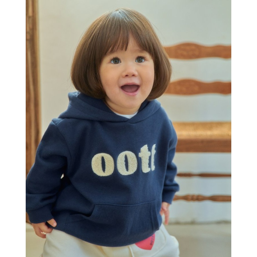 Oottbebe 上衣 오뜨베베 댄디부클후드맨투맨키즈-細節圖10