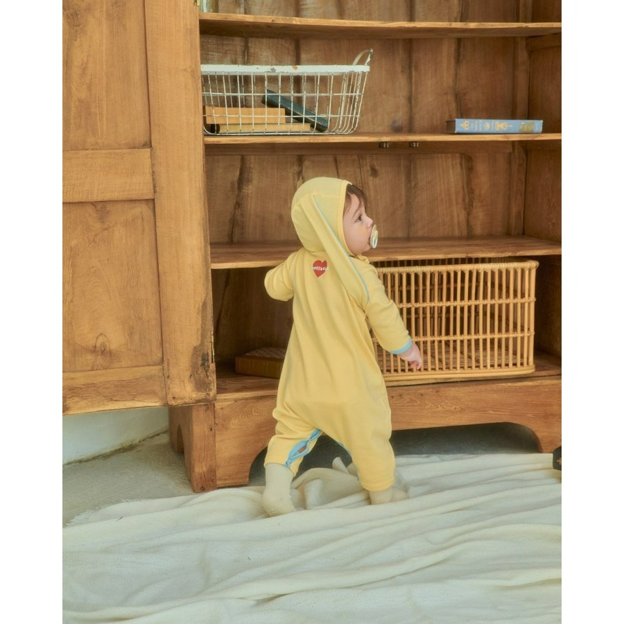 Oottbebe 套裝 包屁衣+帽子 오뜨베베 모달하트전신슈트+토끼보넷세트-細節圖9