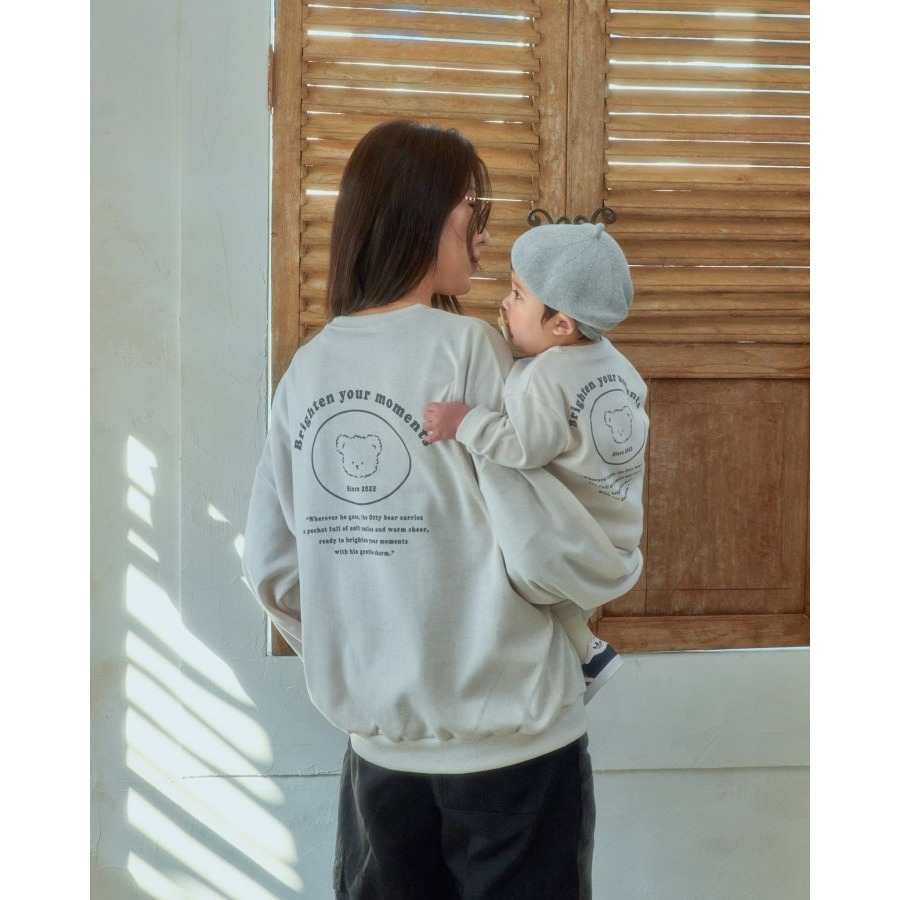 Oottbebe 親子裝 上衣 오뜨베베 모멘트맨투맨성인-細節圖2