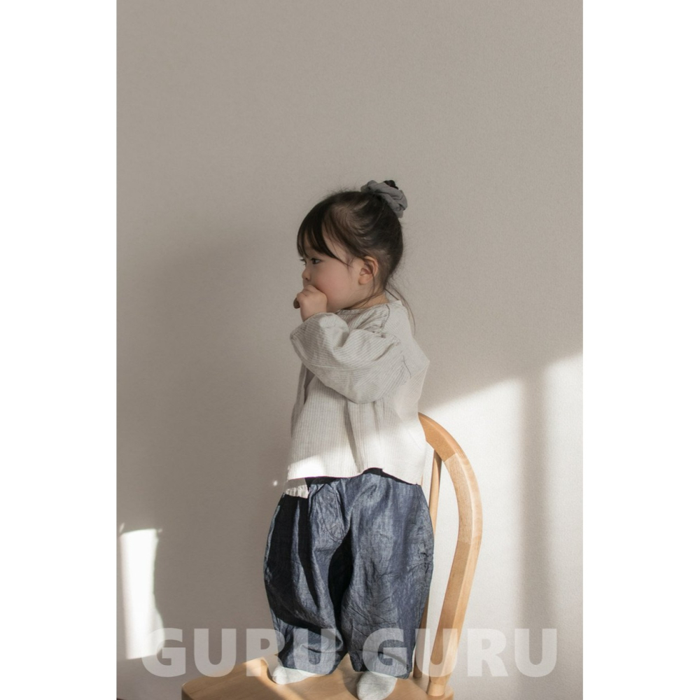 Guruguru 上衣 구루구루 퍼프블라우스-細節圖8