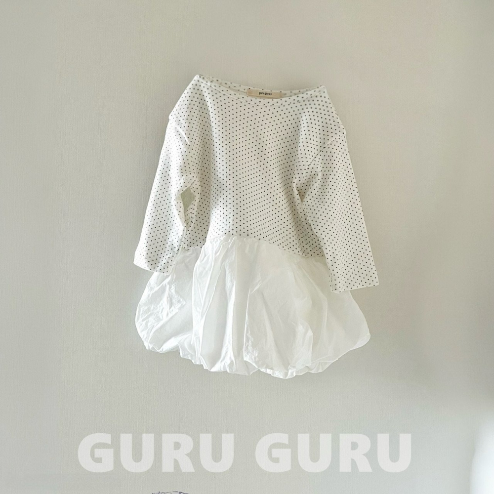 Guruguru 洋裝 구루구루 도트구름원피스-細節圖2