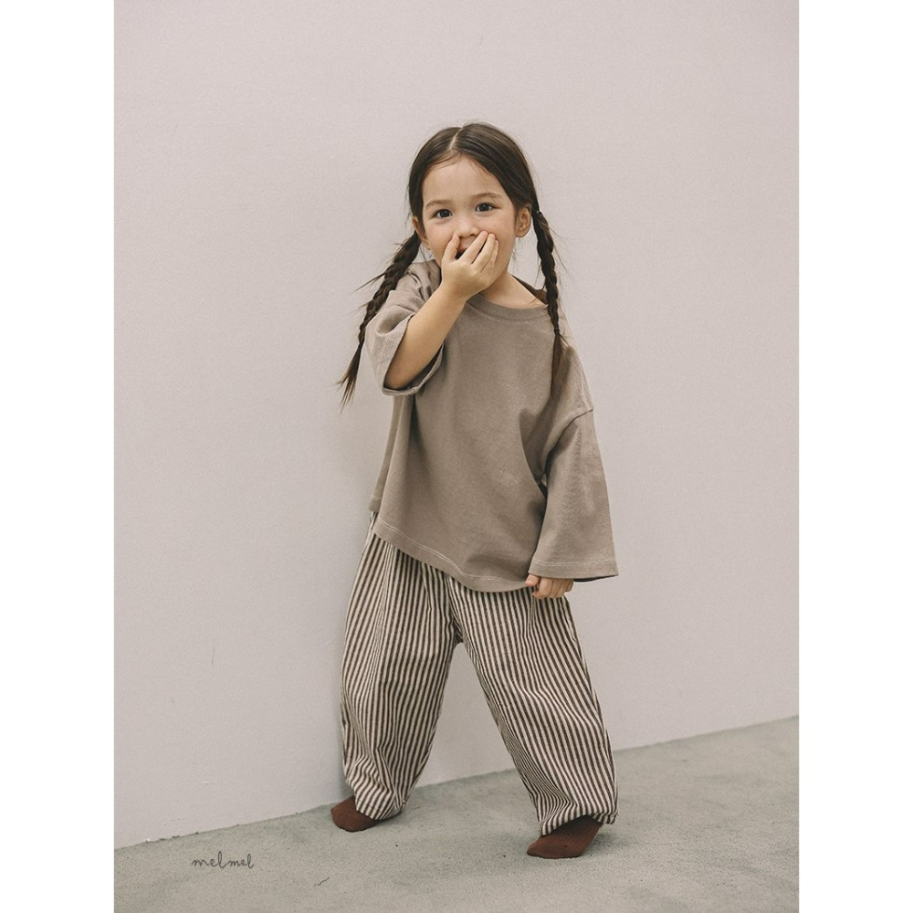 Melmel 上衣 멜멜 8부박스티-細節圖9