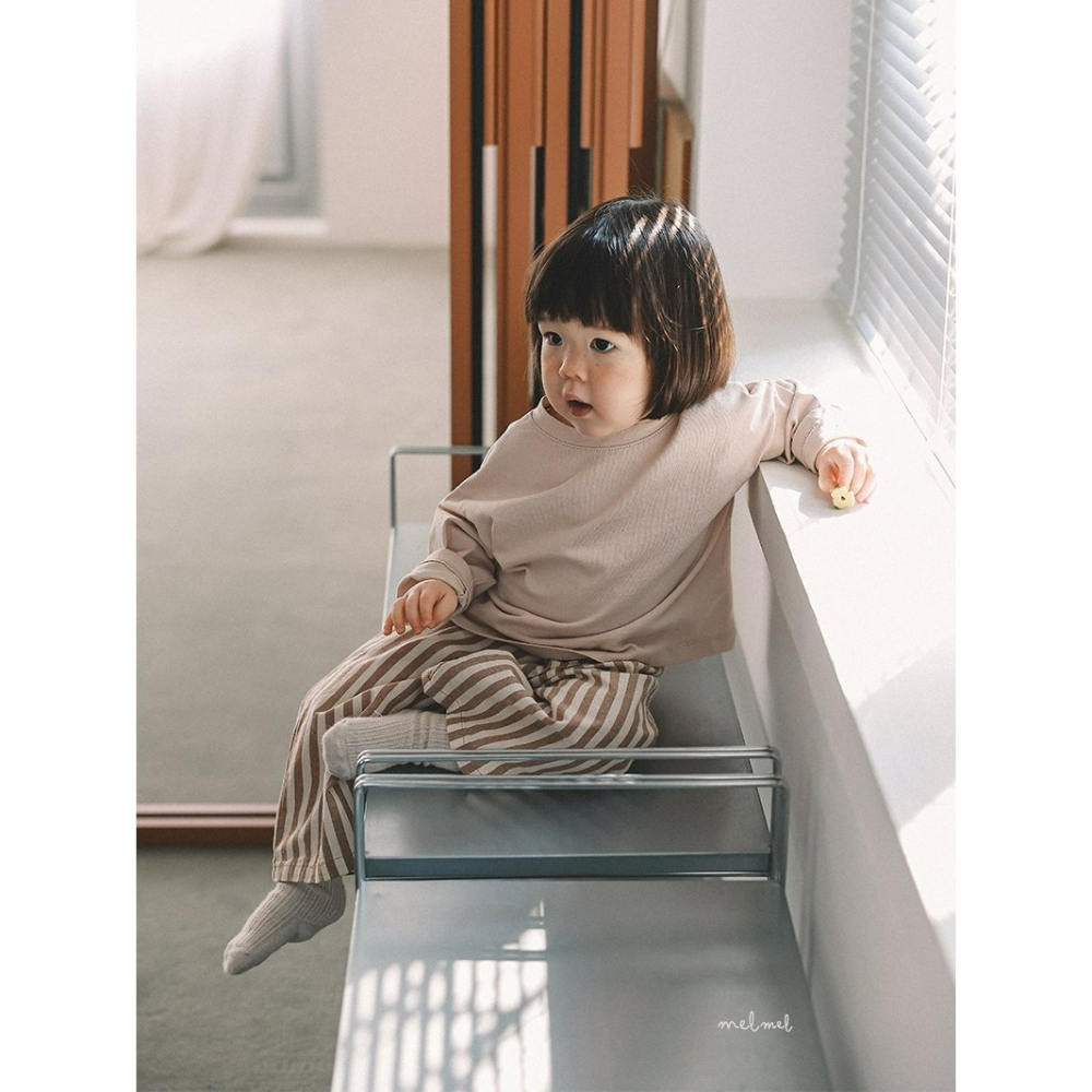 Melmel 褲子 멜멜 ST와이드팬츠-細節圖2