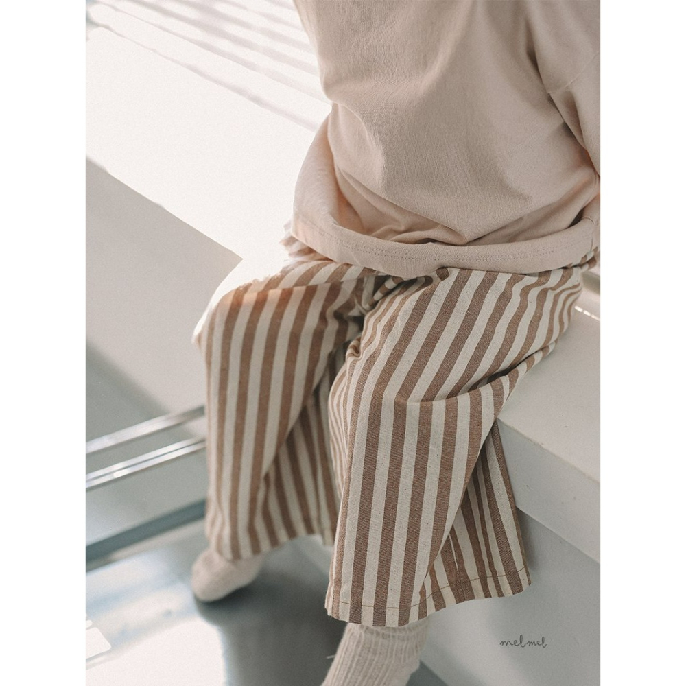 Melmel 褲子 멜멜 ST와이드팬츠-細節圖10