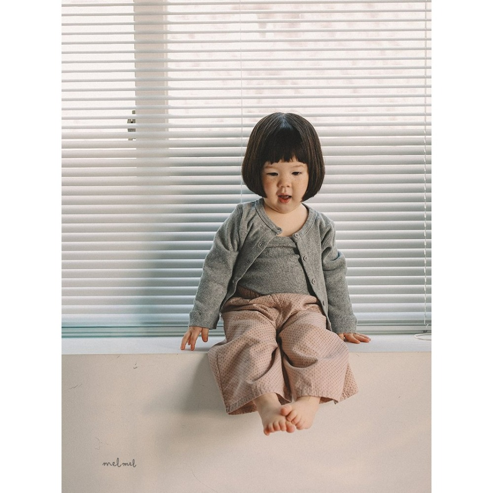 Melmel 上衣 멜멜 골지탱크-細節圖4