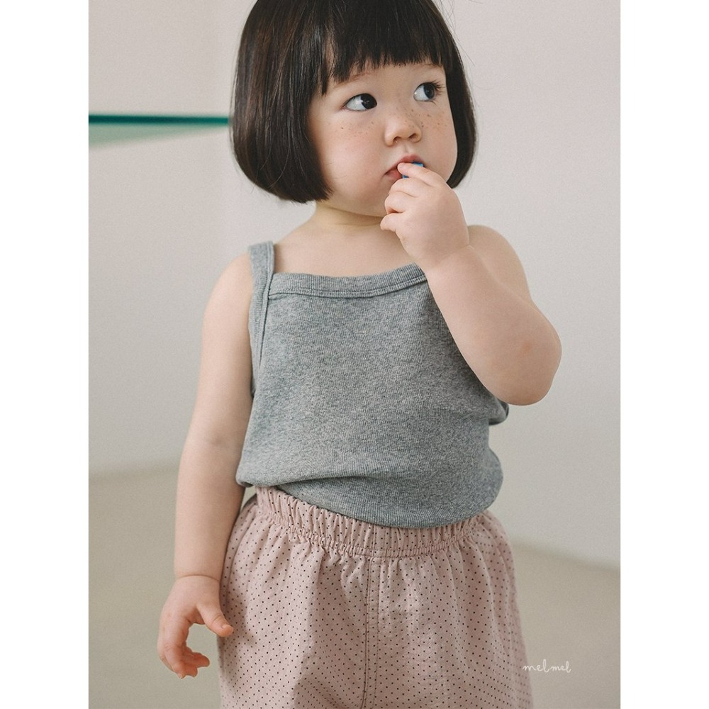 Melmel 上衣 멜멜 골지탱크-細節圖6