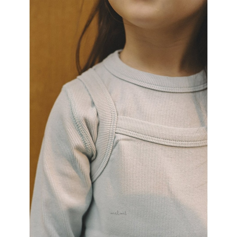 Melmel 上衣 멜멜 골지탱크-細節圖7