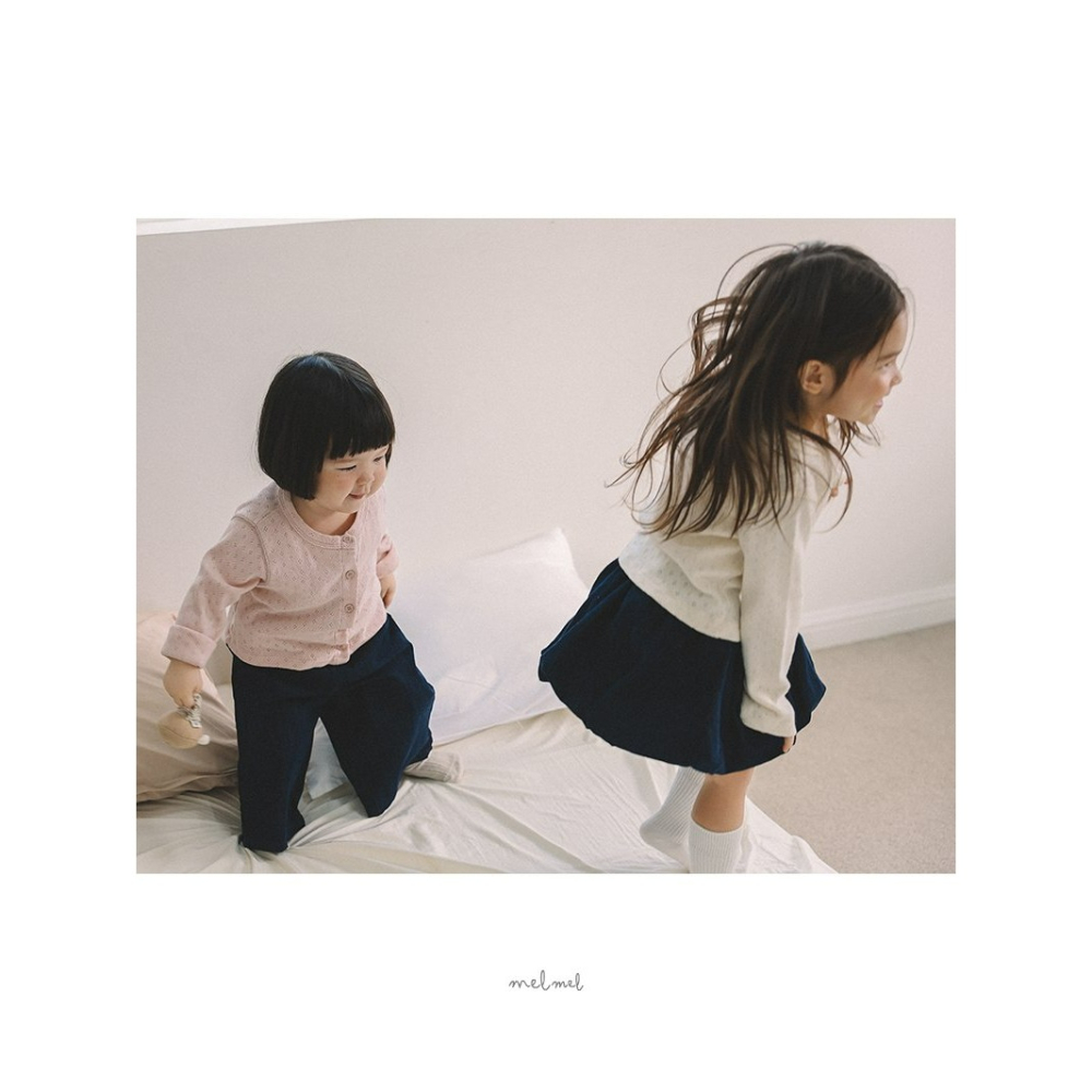 Melmel 褲子 멜멜 논페이드데님팬츠-細節圖3